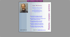 Desktop Screenshot of ianwatson.com.au